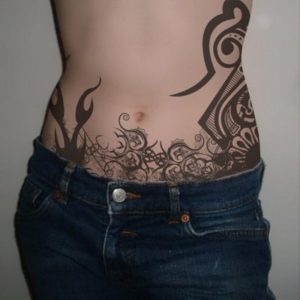 Stomach Tattoos Womens
