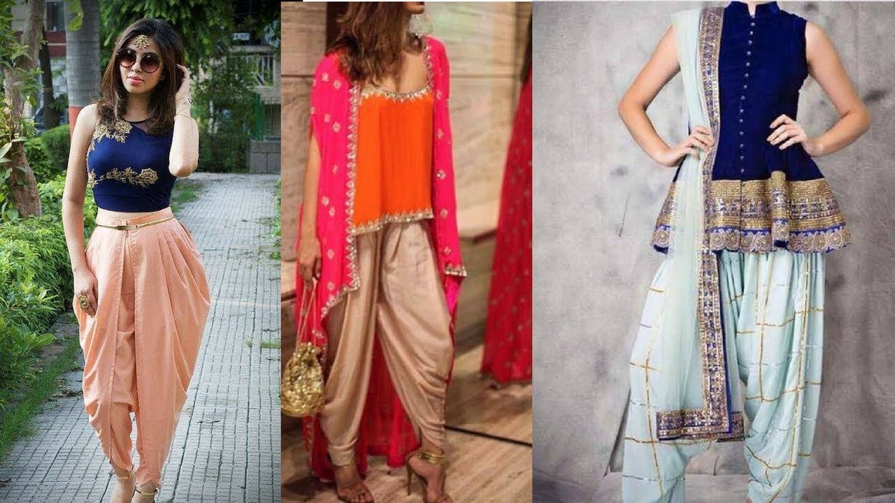latest trend in indo western dresses